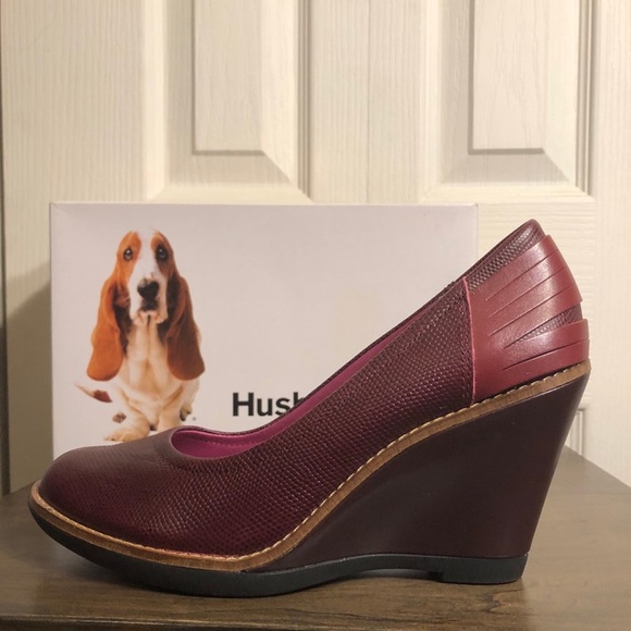 Hush Puppies Shoes - Hush Puppies Merlot Wedges